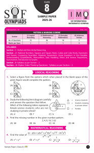 imo sample paper class-8 2025-26
