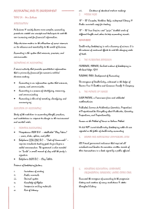 Accounting and Its Environment: Evolution & Fundamentals