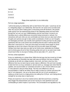 Stage Phase Application to One Relationship