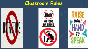 Classroom Rules & Computer System Types Lesson