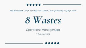 8 Wastes in Operations Management