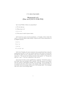 CS 2813 Discrete Math Homework 1