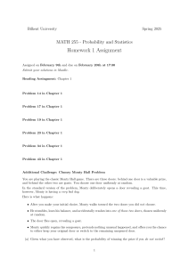 Bilkent University MATH 255 Homework 1 Assignment