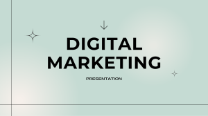 Digital Marketing Presentation