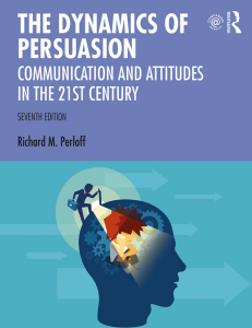 The Dynamics of Persuasion 7th Edition Textbook