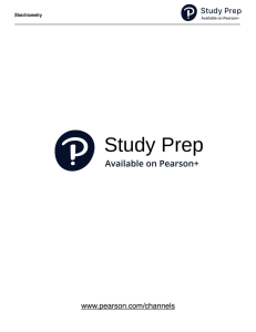 Stoichiometry Study Guide: Concepts & Practice Problems