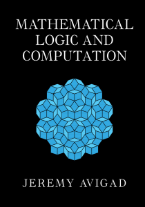 Mathematical Logic and Computation Textbook by Jeremy Avigad