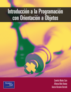 Introducci&oacute;n a la Programaci&oacute;n con Orientaci&oacute;n a Objetos