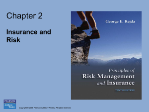 Chapter 2: Insurance and Risk - Principles of Risk Management