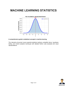 Gu&iacute;a Completa de Estad&iacute;stica para Machine Learning