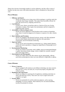 Pros and Cons of Drones