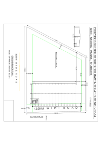 Projekt szopy dla Mamta Tex na terenie DP-14 w GIDC Saykha