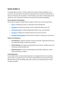 What is Social Studies? Definition, Components, Purpose
