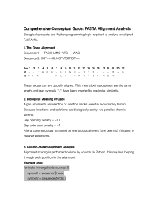 FASTA Alignment Analysis Guide: Biology & Python