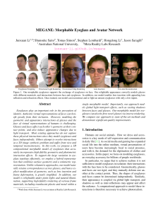 MEGANE: 3D Morphable Eyeglass Model for Avatars