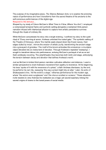 Literary Analysis: The Silence Between Acts