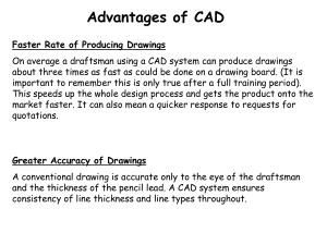 Advantages of CAD Systems