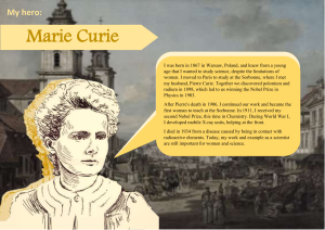 Marie Curie Biography
