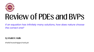 Review of PDEs and BVPs: Mathematical Concepts