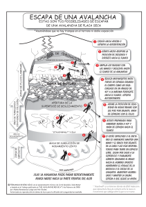 Gu&iacute;a de supervivencia en avalancha: c&oacute;mo escapar