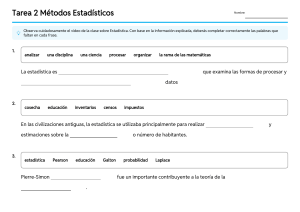 Tarea 2 M&eacute;todos Estad&iacute;sticos