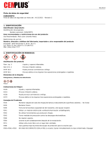 Ficha de datos de seguridad CURACRETO