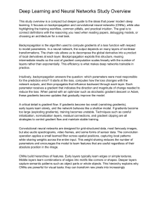Deep Learning & Neural Networks Study Overview