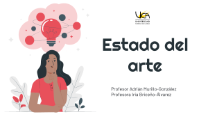 Gu&iacute;a para el estado del arte en investigaci&oacute;n