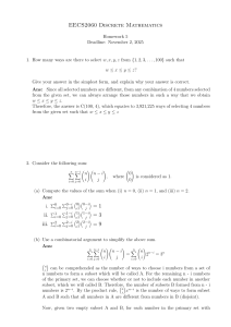 EECS2060 Discrete Mathematics Homework 5