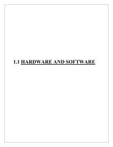 Computer Hardware and Software Basics
