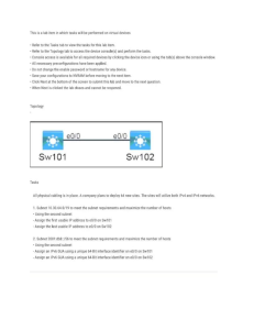 IPv4 and IPv6 Subnetting Lab Exercise