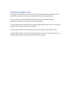 Production Possibilities Curve (PPC) Explained