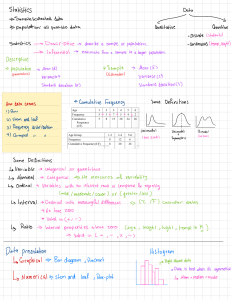Statistics Study Guide: Data Types, Measures, and Distributions