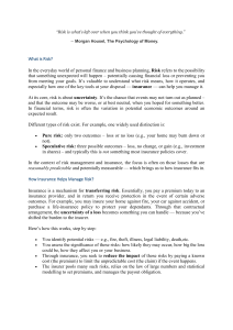 Understanding Risk and Insurance: A Guide to Financial Protection