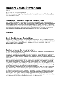 Dr Jekyll and Mr Hyde Analysis: Stevenson's Dualism Theme