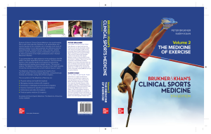 Brukner & Khan's Clinical Sports Medicine Vol 2: Medicine of Exercise