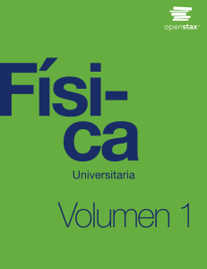 F&iacute;sica Universitaria Volumen 1 - Libro de texto de OpenStax