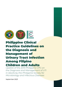 Philippine UTI Clinical Practice Guidelines 2023