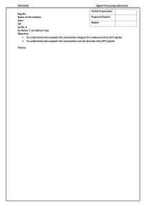 Informe de Laboratorio de Suma de Convoluci&oacute;n: Se&ntilde;ales CT y DT