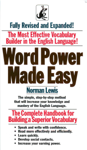 Word Power Made Easy: Vocabulary Builder Handbook