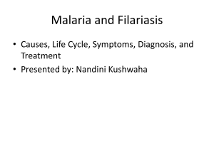 Malaria and Filariasis: Causes, Life Cycle, Symptoms, Diagnosis, Treatment