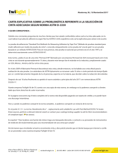 Cinta adecuada para ASTM D-3359: Gu&iacute;a explicativa