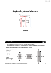 Engineering Stress-Strain Curve Lecture Notes