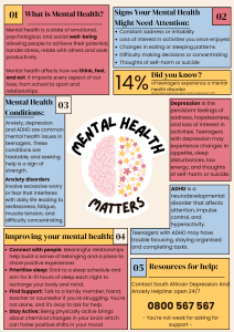 Mental Health Matters: A Guide for Teenagers