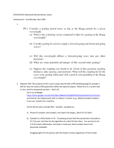 EECE433/532 Advanced Semiconductor Lasers Homework 6