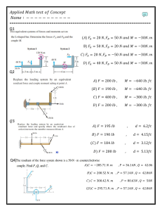 Applied Math Test of Concept