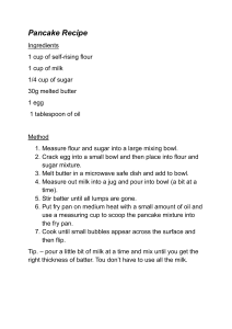 Pancake Recipe: Easy Homemade Pancakes