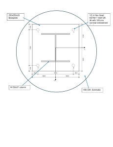 Column Base Detail: Structural Engineering Diagram