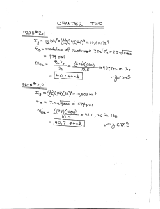 Chapter 2: Structural Engineering Calculations