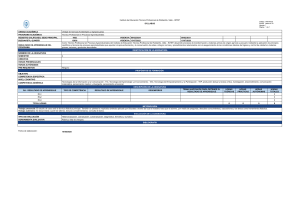 Syllabus: TIC, TAC, TEP para Procesos Agroindustriales